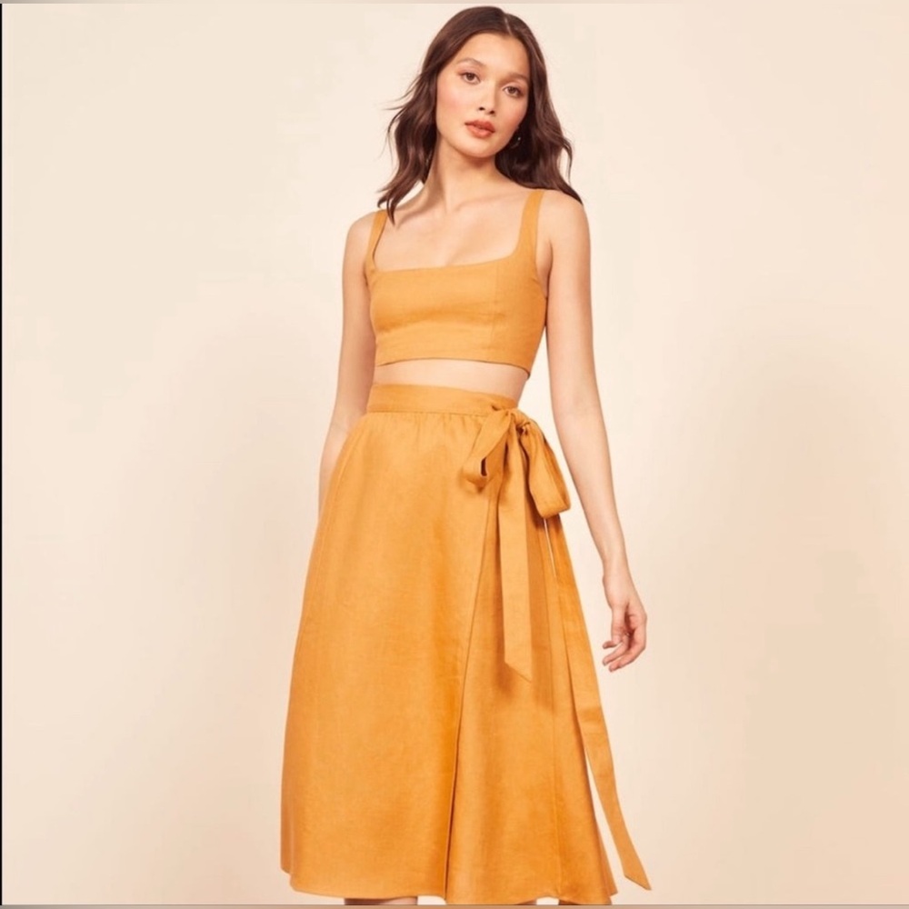Reformation Molto skirt and top set
